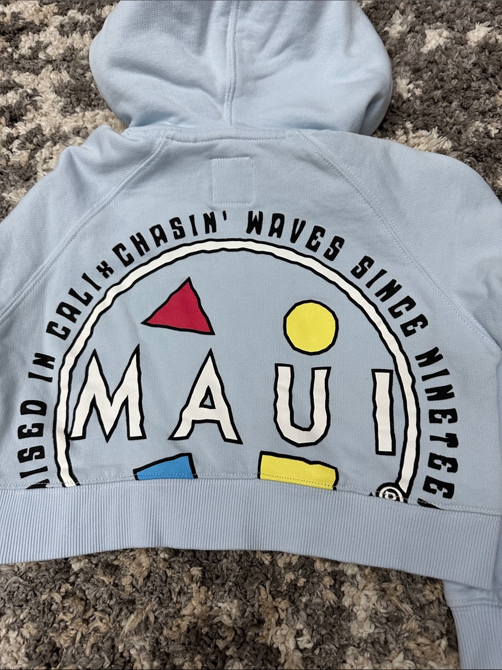 Zara x MAUI and Sons Cropped Hoodie Kid’s sz. 8-9 - Picture 5 of 7